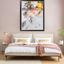 Tableau encadré Flower Lady Pastel 117x154cm