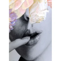 Tableau encadré Flower Lady Pastel 117x154cm