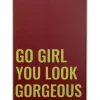 Tableau encadré Go Girl 50x70cm