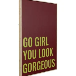 Tableau encadré Go Girl 50x70cm