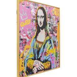 Tableau encadré La Viva Woman 100x100cm