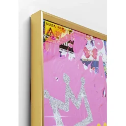 Tableau encadré La Viva Woman 100x100cm