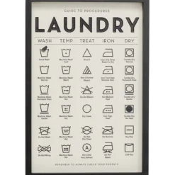 Tableau encadré Laundry 61x41cm