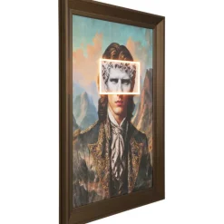Tableau encadré LED Art Gentleman 80x100cm
