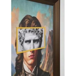 Tableau encadré LED Art Gentleman 80x100cm