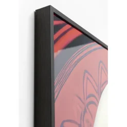 Tableau encadré LED Fancy Blonde Lady 120x80cm
