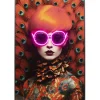 Tableau encadré LED Fancy Red Lady 120x80cm