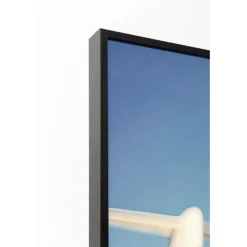Tableau encadré LED Jetset Lean Lady 120x80cm