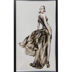 Tableau encadré Marilyn 100x172cm
