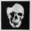 Tableau encadré Mirror Skull 100x100cm