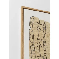 Tableau encadré Native Spirals 50x150cm
