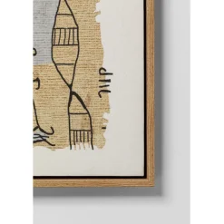 Tableau encadré Native Spirals 50x150cm