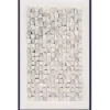 Tableau encadré Origami blanc 74x104cm