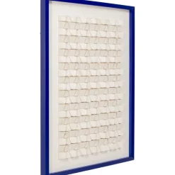Tableau encadré Origami blanc 74x104cm