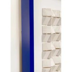 Tableau encadré Origami blanc 74x104cm