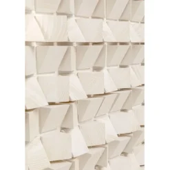 Tableau encadré Origami blanc 74x104cm