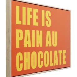 Tableau encadré Pain Au Chocolate 40x60cm