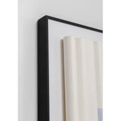 Tableau encadré Shadow Skyline bleu 160x60cm