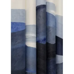 Tableau encadré Shadow Skyline bleu 160x60cm