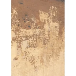 Tableau encadré Silence marron 120x120cm