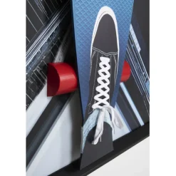 Tableau encadré Skyline Skater 149x149cm