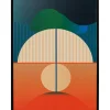Tableau encadré Sunrise 75x100cm