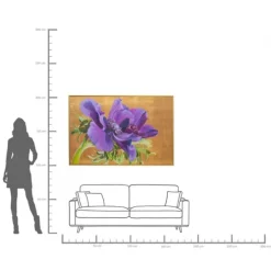 Tableau encadré Violet 100x150cm