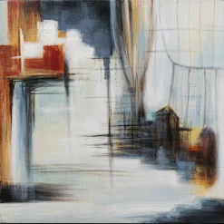 Tableau encadré Visione Front 100x100cm