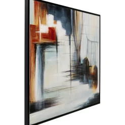 Tableau encadré Visione Front 100x100cm