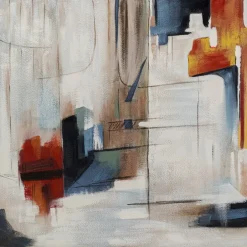 Tableau encadré Visione Obliquo 100x100cm