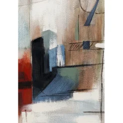 Tableau encadré Visione Obliquo 100x100cm