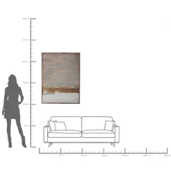 Tableau sur toile Abstract Horizon 90x120cm