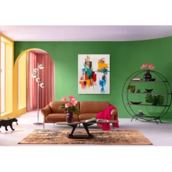 Tableau sur toile Be Happy 150x120cm