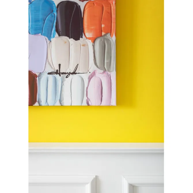 Tableau sur toile Colorful Dots 200x140cm
