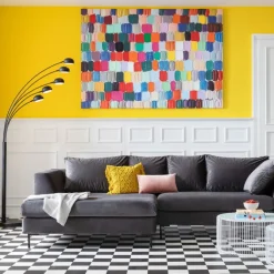 Tableau sur toile Colorful Dots 200x140cm