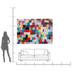 Tableau sur toile Colorful Dots 200x140cm
