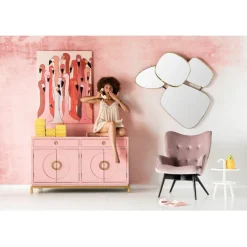 Tableau sur toile Flamingo Meeting 90x120cm