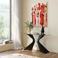Tableau sur toile Flamingo Meeting 90x120cm