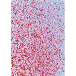 Tableau sur toile Flower Boat bleu-fuchsia 80x100