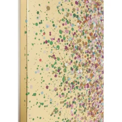 Tableau sur toile Flower Boat doré-fuchsia Pink