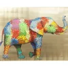 Tableau sur toile Flower Elefant 120x90cm
