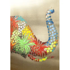 Tableau sur toile Flower Elefant 120x90cm