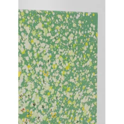 Tableau sur toile Flower Boat vert jaune 80x100cm