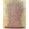 Tableau sur toile Flower Boat doré-fuchsia 80x100
