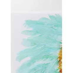 Tableau sur toile Headdress Dog 80x80cm