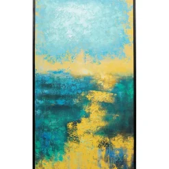 Tableau sur toile Jardin bleu 125x215cm