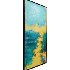 Tableau sur toile Jardin bleu 125x215cm