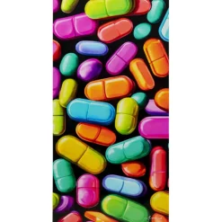 Tableau sur toile Pastilla colore 70x140cm