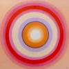 Tableau sur toile Tendency Circle rose 120x120cm