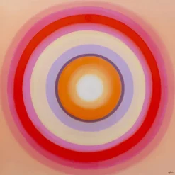 Tableau sur toile Tendency Circle rose 120x120cm